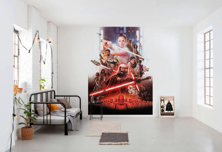 Komar Fotobehang Star Wars EP9 film poster Rey (set)