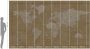 Komar Vliesbehang Vintage World Map 500x280 cm (breedte x hoogte) - Thumbnail 4