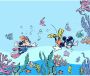 Komar Fotobehang Vlies fotobehang Mickey & Minnie Coral Reef grootte 300 x 250 cm (1 stuk) - Thumbnail 2