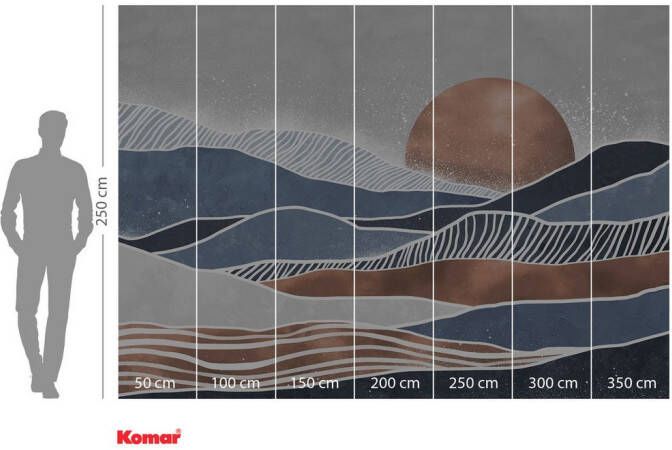 Komar Fotobehang vlies fotobehang Sandland x 250 cm (set)