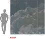 Komar Fotobehang vlies fotobehang Vintage Wolken x 250 cm (set) - Thumbnail 4