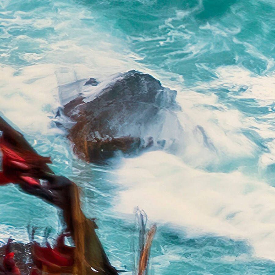 Komar Fotobehang Vlies Fototapete Stormy Sea Größe 400 x 250 cm (1 stuk)
