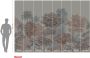 Komar Vliesbehang Vliestapete Painted Trees 400x280 cm (breedte x hoogte) - Thumbnail 4