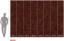 Komar Vliesbehang Vliestapete Red Slate Tiles 400x280 cm (breedte x hoogte) - Thumbnail 4