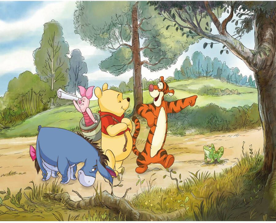 Komar Fotobehang Winnie the Pooh Expedition 2-delige set ca. 82 6 cm breed (1 stuk)