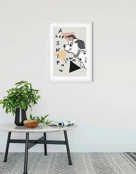 Komar Poster 101 dalmatiër Angles Kinderkamer slaapkamer woonkamer