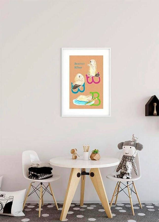 Komar Poster ABC animal B Kinderkamer slaapkamer woonkamer