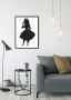 Komar Poster Alice silhouet Kinderkamer slaapkamer woonkamer - Thumbnail 4