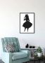 Komar Poster Alice silhouet Kinderkamer slaapkamer woonkamer - Thumbnail 6