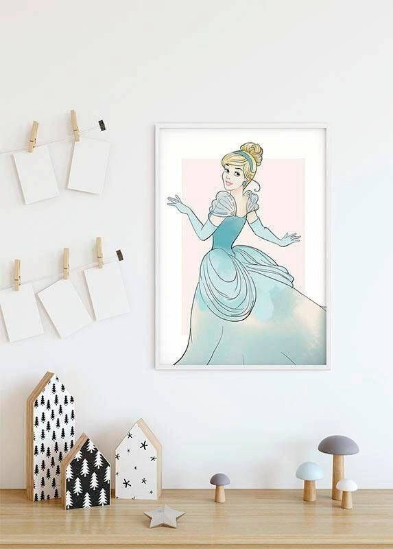 Komar Poster Assepoester Beauty Kinderkamer slaapkamer woonkamer