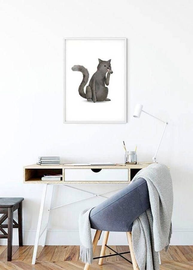 Komar Poster Cute animal CAT Kinderkamer slaapkamer woonkamer