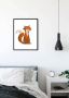 Komar Wanddecoratie Cute animal Fox Wanddecoratie zonder lijst - Thumbnail 4