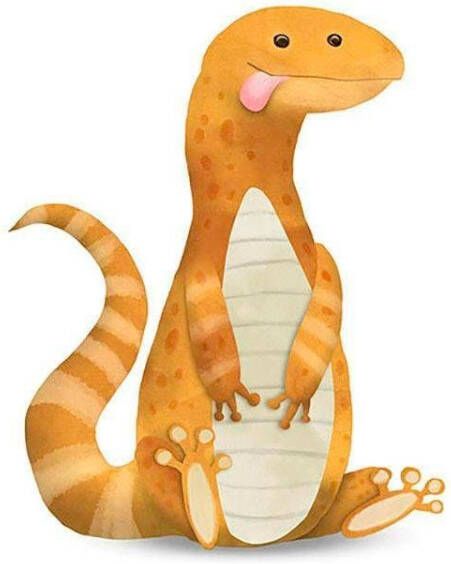 Komar Poster Cute animal Lizard Kinderkamer slaapkamer woonkamer