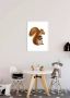 Komar Wanddecoratie Cute animal Squirrel Wanddecoratie zonder lijst (1 stuk) - Thumbnail 3