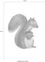 Komar Wanddecoratie Cute animal Squirrel Wanddecoratie zonder lijst (1 stuk) - Thumbnail 2