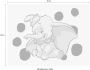 Komar Poster Dumbo stippen Landscape Kinderkamer slaapkamer woonkamer - Thumbnail 6