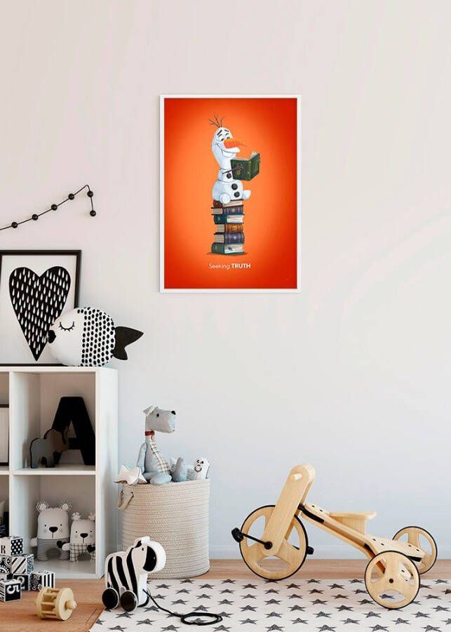 Komar Poster Frozen Olaf Reading Kinderkamer slaapkamer woonkamer