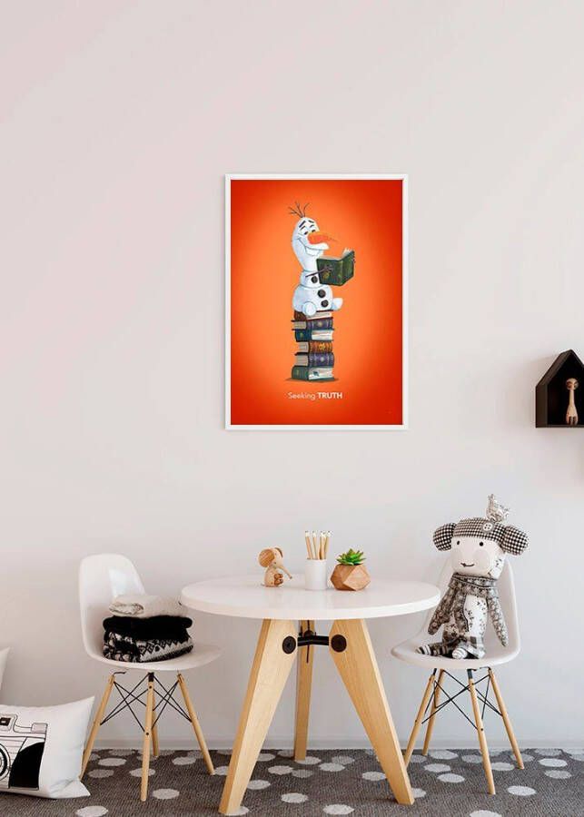 Komar Poster Frozen Olaf Reading Kinderkamer slaapkamer woonkamer