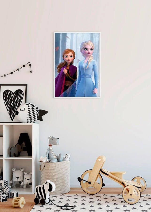 Komar Poster Frozen Sisters in the Wood Kinderkamer slaapkamer woonkamer
