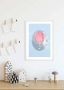 Komar Poster Happy Balloon blue Kinderkamer slaapkamer woonkamer - Thumbnail 3