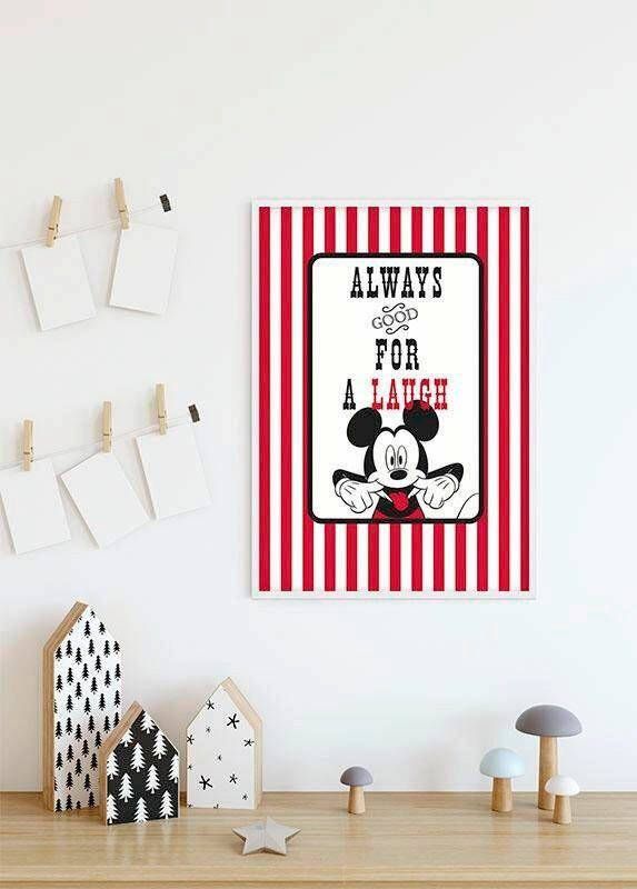 Komar Poster Mickey Mouse Laugh Kinderkamer slaapkamer woonkamer