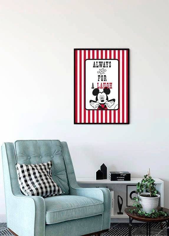 Komar Poster Mickey Mouse Laugh Kinderkamer slaapkamer woonkamer