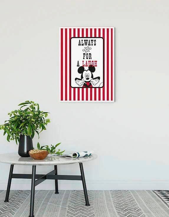 Komar Poster Mickey Mouse Laugh Kinderkamer slaapkamer woonkamer