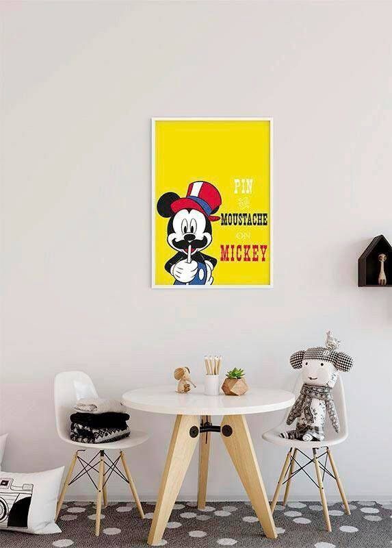 Komar Poster Mickey Mouse Moustache Kinderkamer slaapkamer woonkamer