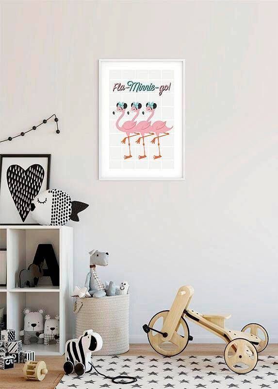 Komar Poster Minnie Mouse Fla-Minnie-go Kinderkamer slaapkamer woonkamer