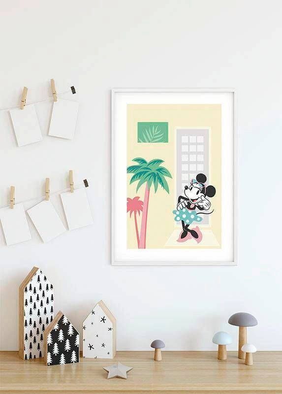 Komar Poster Minnie Mouse Palms Kinderkamer slaapkamer woonkamer