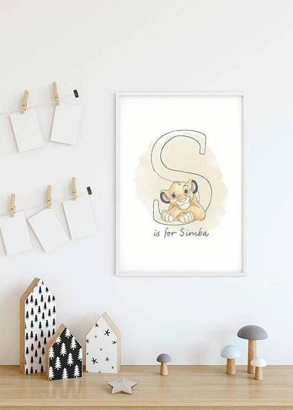 Komar Poster S like SIMBA Kinderkamer slaapkamer woonkamer