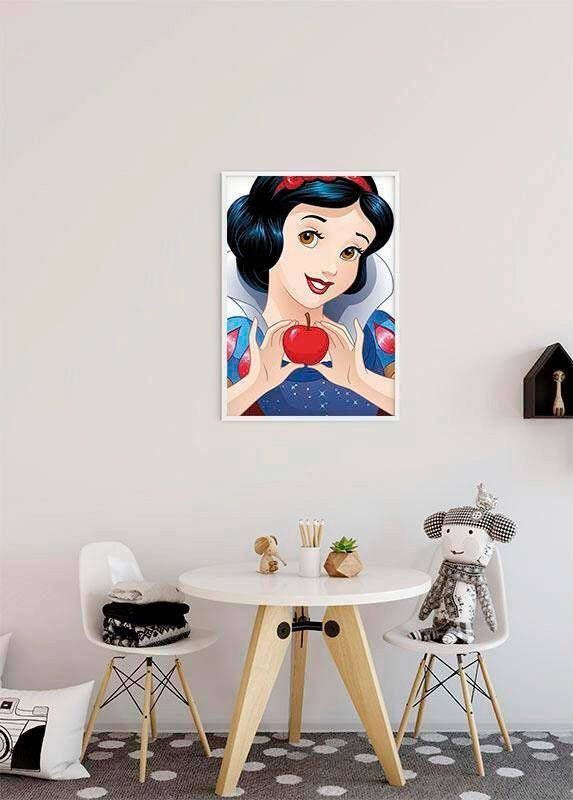 Komar Poster Snow white portret Kinderkamer slaapkamer woonkamer