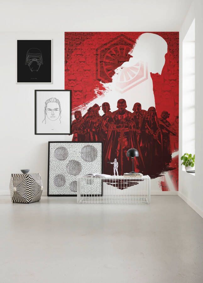 Komar Wanddecoratie Star Wars Classic Force Faces Rey Wanddecoratie voor de kinderkamer zonder lijst (1 stuk)