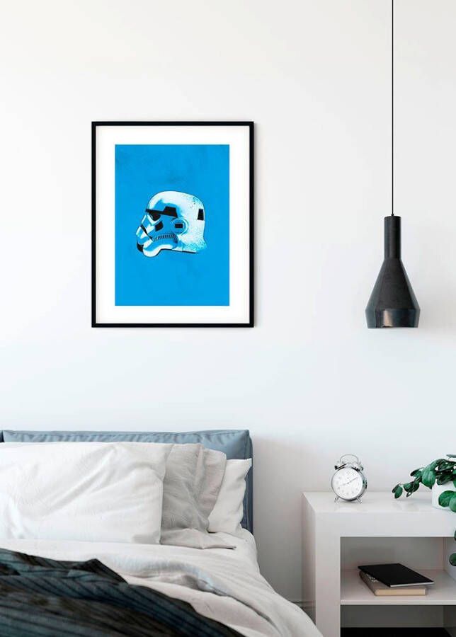 Komar Wanddecoratie Star Wars Classic Helmets Stormtrooper Wanddecoratie voor de kinderkamer zonder lijst (1 stuk)
