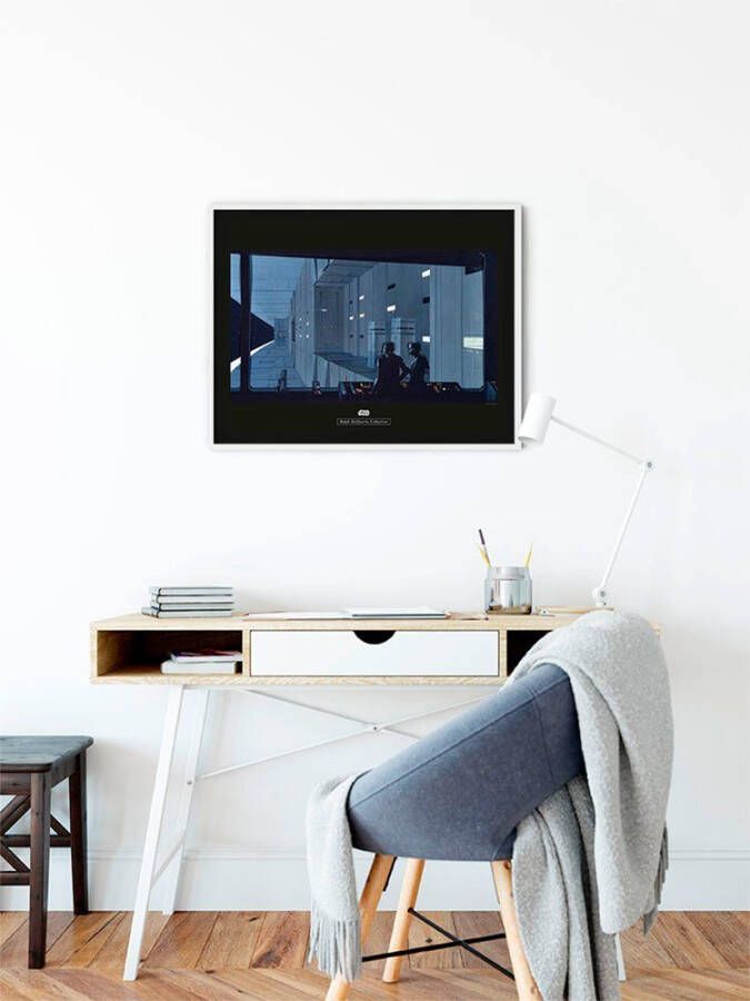 Komar Wanddecoratie Star Wars Classic RMQ Death star control Wanddecoratie voor de kinderkamer zonder lijst (1 stuk)