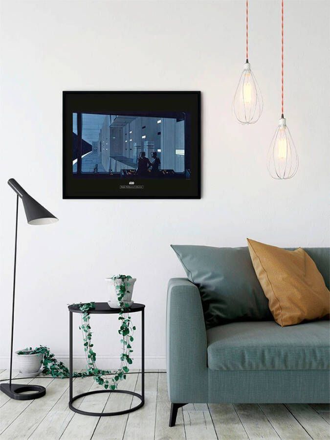 Komar Wanddecoratie Star Wars Classic RMQ Death star control Wanddecoratie voor de kinderkamer zonder lijst (1 stuk)