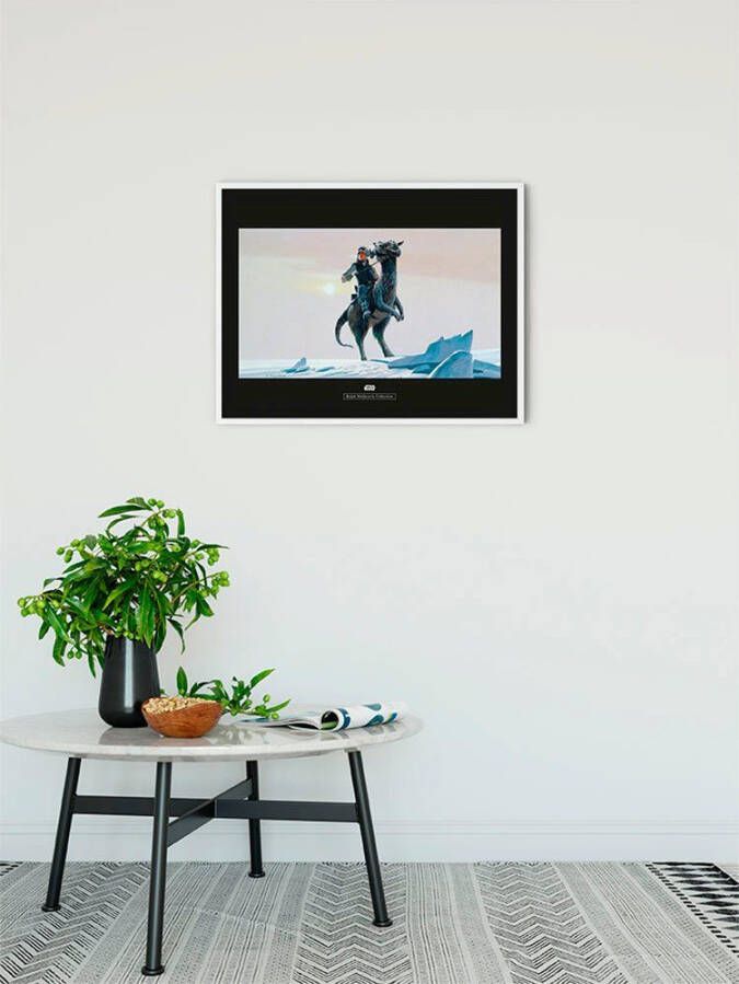 Komar Wanddecoratie Star Wars Classic RMQ Hoth Tauntaun Wanddecoratie voor de kinderkamer zonder lijst (1 stuk)