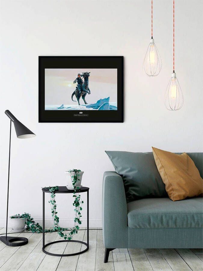 Komar Wanddecoratie Star Wars Classic RMQ Hoth Tauntaun Wanddecoratie voor de kinderkamer zonder lijst (1 stuk)