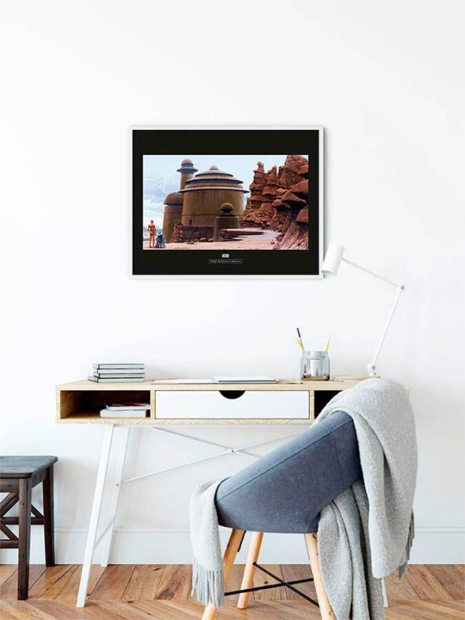 Komar Wanddecoratie Star Wars Classic RMQ Jabbas Palace Wanddecoratie voor de kinderkamer zonder lijst (1 stuk)