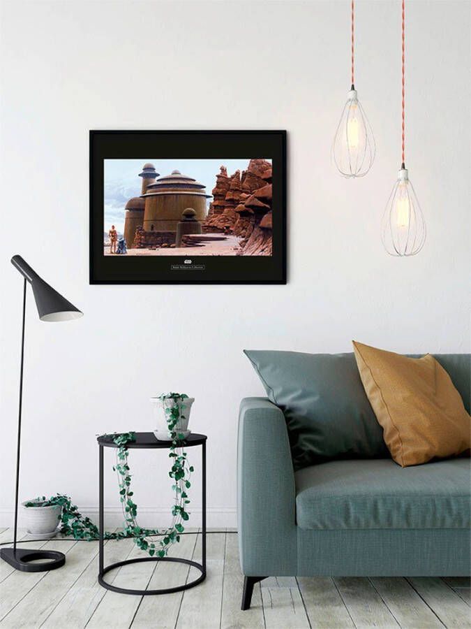 Komar Wanddecoratie Star Wars Classic RMQ Jabbas Palace Wanddecoratie voor de kinderkamer zonder lijst (1 stuk)