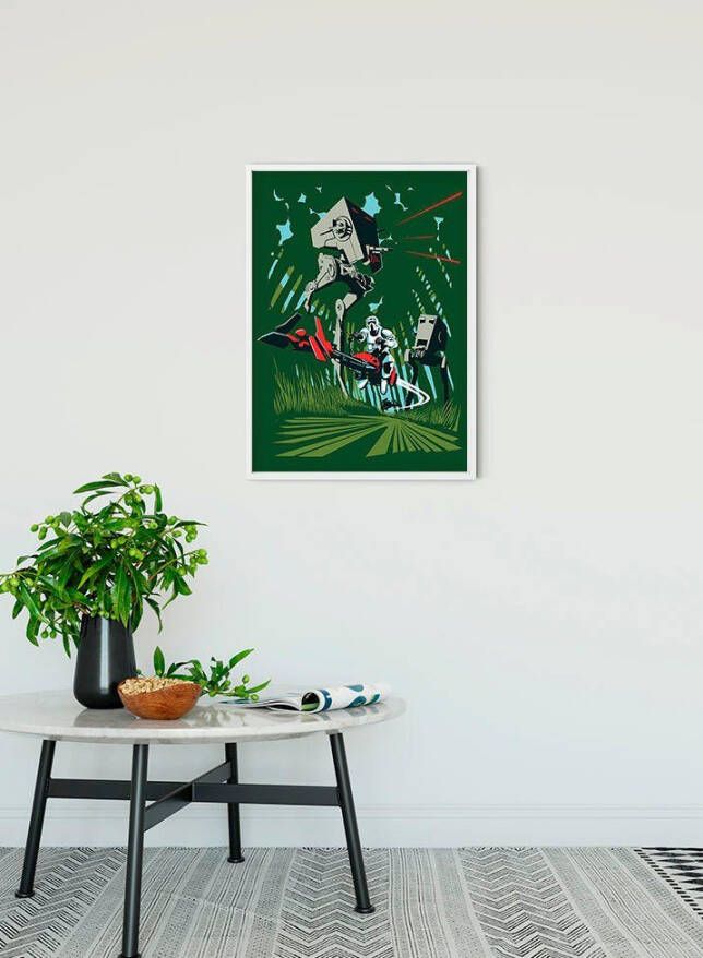 Komar Poster Star Wars Classic Vector Endor Kinderkamer slaapkamer woonkamer