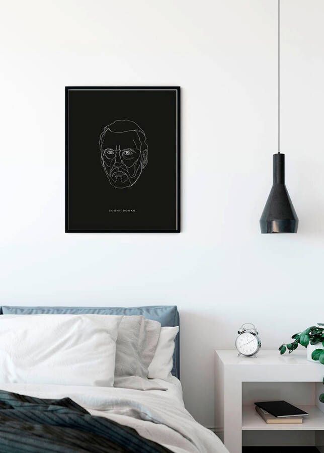 Komar Poster Star Wars Lines dark Side Dooku Kinderkamer slaapkamer woonkamer