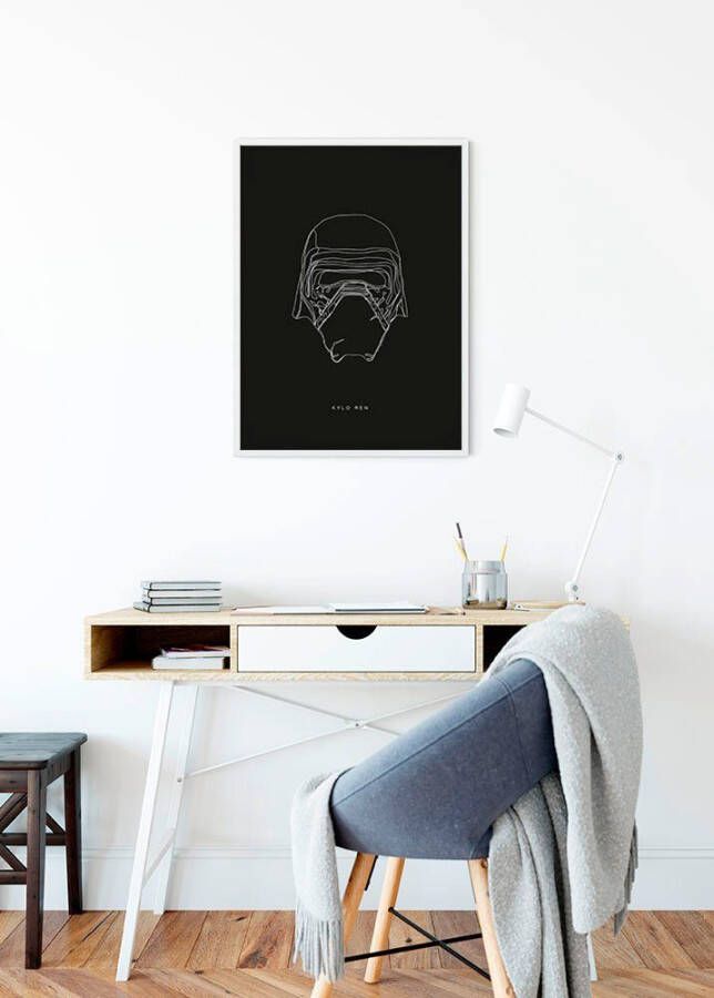 Komar Poster Star Wars Lines dark Side Kylo Kinderkamer slaapkamer woonkamer