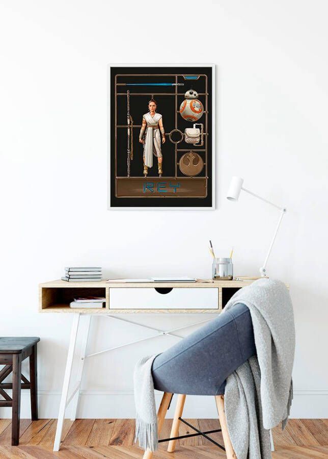 Komar Poster Star Wars Toy Rey Kinderkamer slaapkamer woonkamer