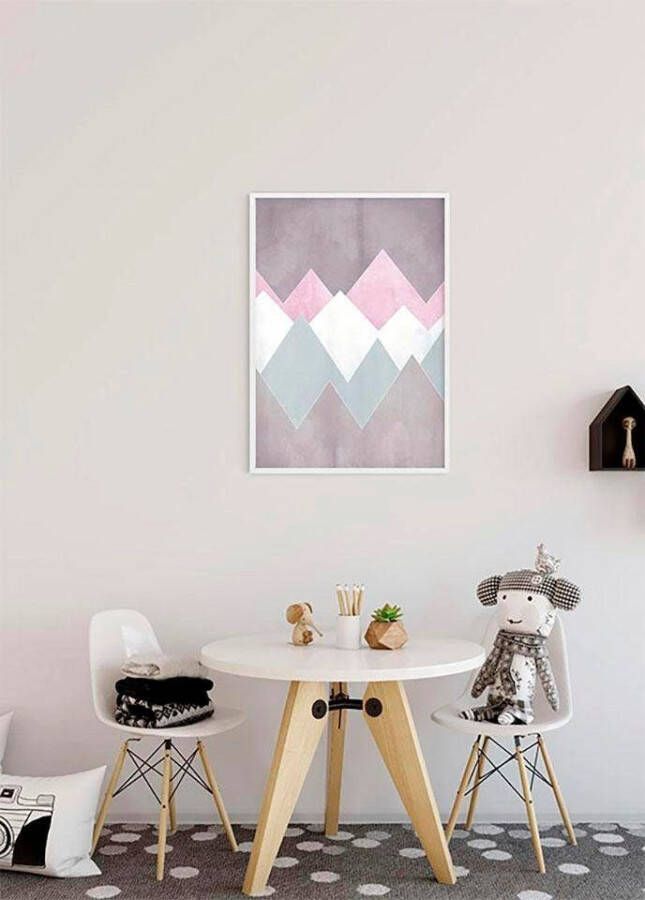 Komar Poster Sunrise Mountain Gentle Kinderkamer slaapkamer woonkamer