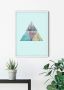 Komar Poster Triangles top blue Kinderkamer slaapkamer woonkamer - Thumbnail 4