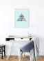 Komar Poster Triangles top blue Kinderkamer slaapkamer woonkamer - Thumbnail 5