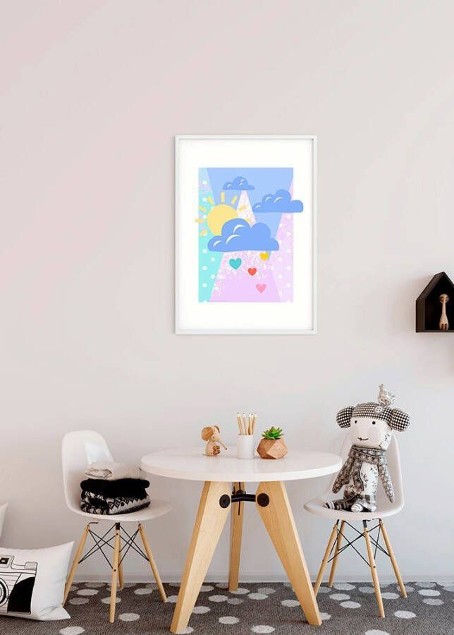 Komar Poster Winnie de Poeh Clouds Kinderkamer slaapkamer woonkamer