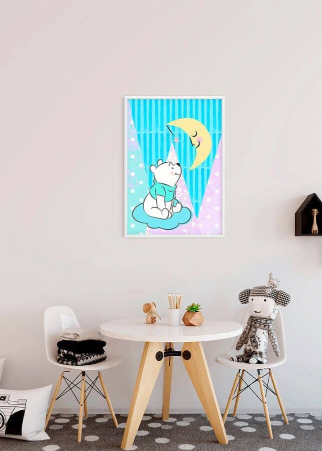 Komar Poster Winnie de Poeh Moon Kinderkamer slaapkamer woonkamer