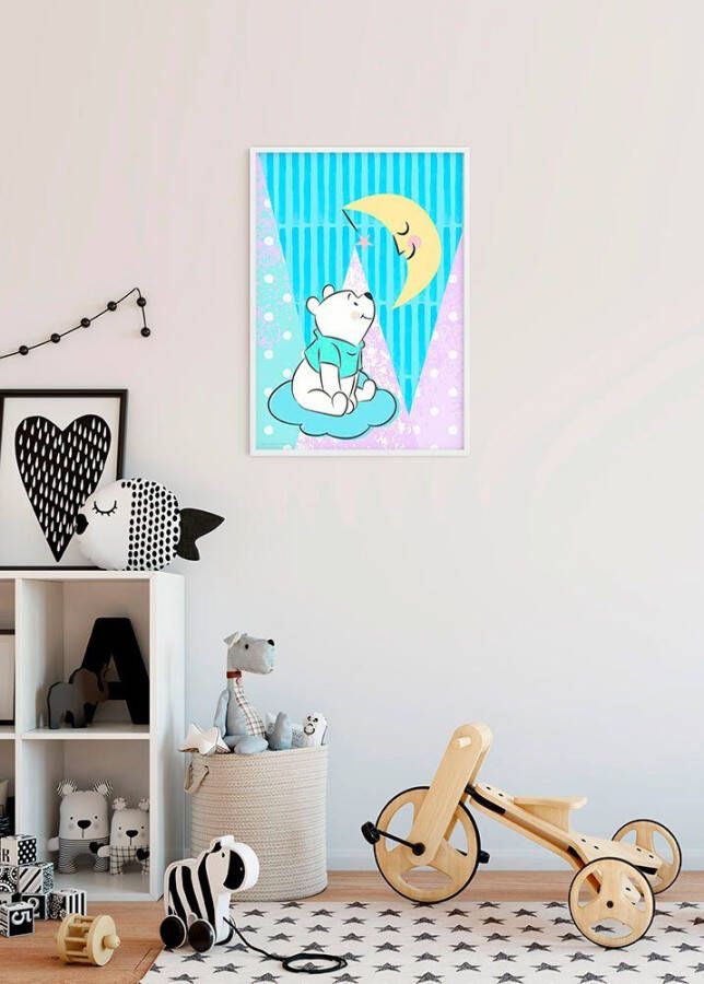 Komar Poster Winnie de Poeh Moon Kinderkamer slaapkamer woonkamer